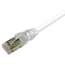 Патч-корд медный (S/FTP, Кат.6a, 10 м) AMP [ NPC6ASZDB-WT010M ] (4 пары, RJ-45, LSZH, белый)