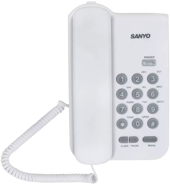 Телефон SANYO RA-S108W  (белый)