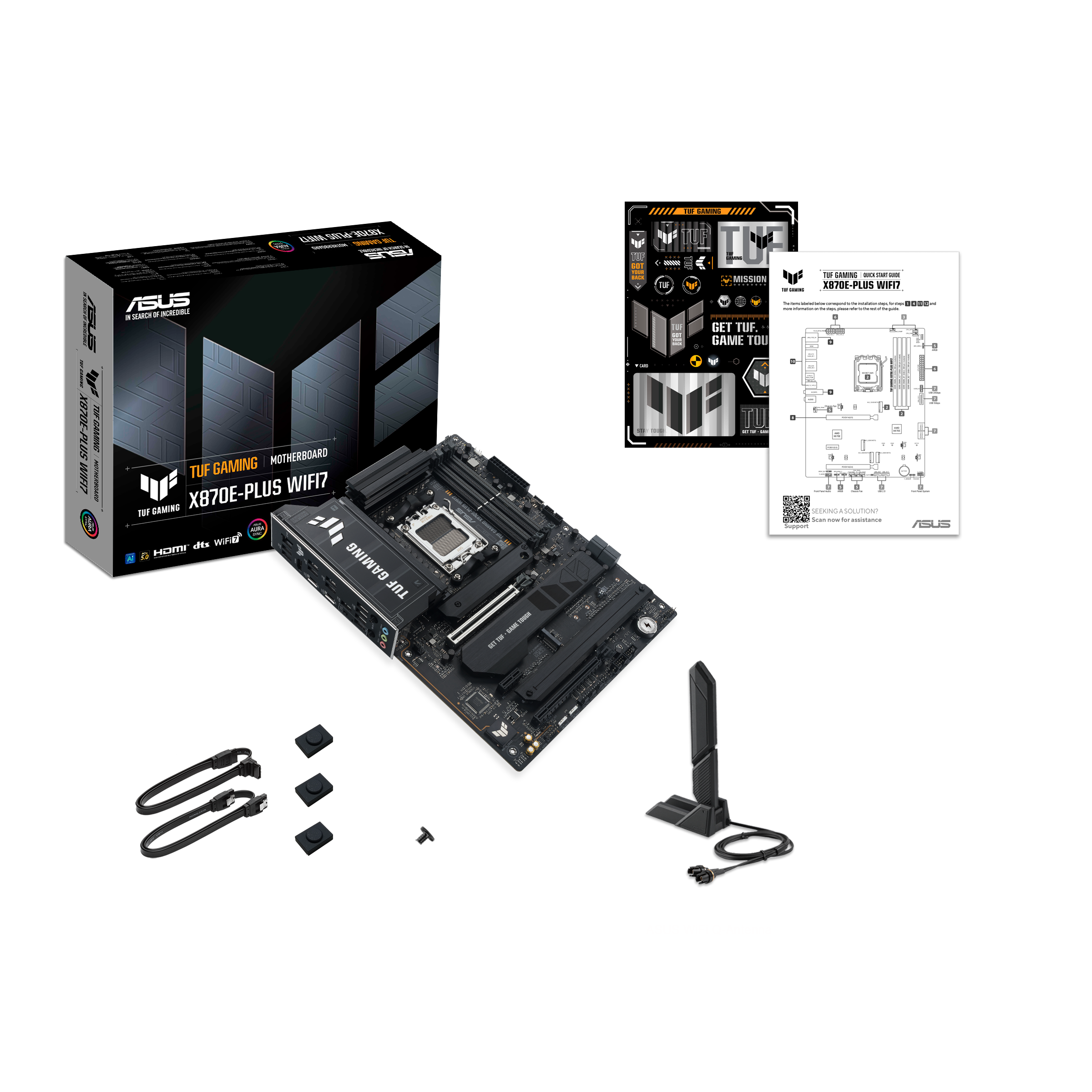 Материнская плата ASUS TUF GAMING X870E-PLUS WIFI7