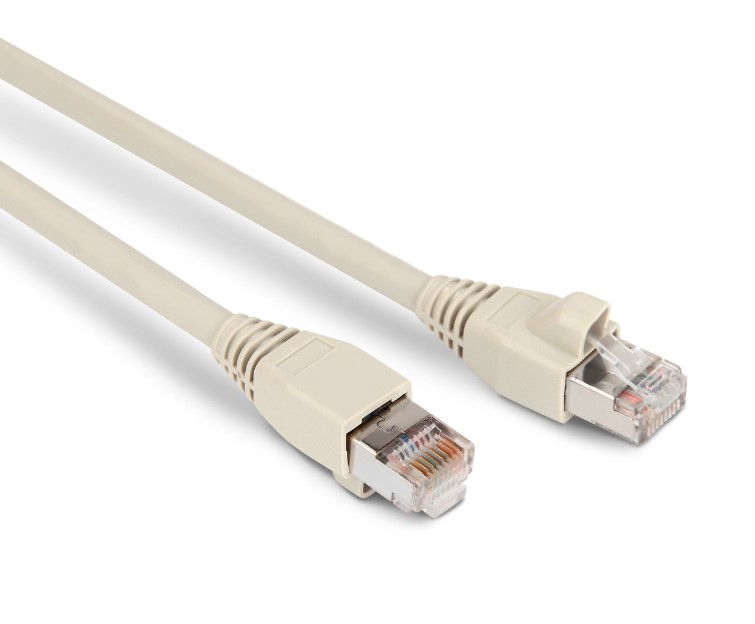 Патч-корд медный (FTP, Кат.6a, 1.5 м) Hyperline [ PC-LPM-STP-RJ45-C6A-5F-BK ] (4 пары, RJ-45, XG, ПВХ, черный)