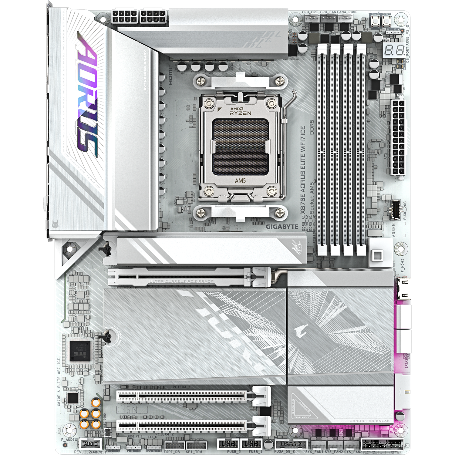 Материнская плата GIGABYTE X870E A ELITE WF7 ICE