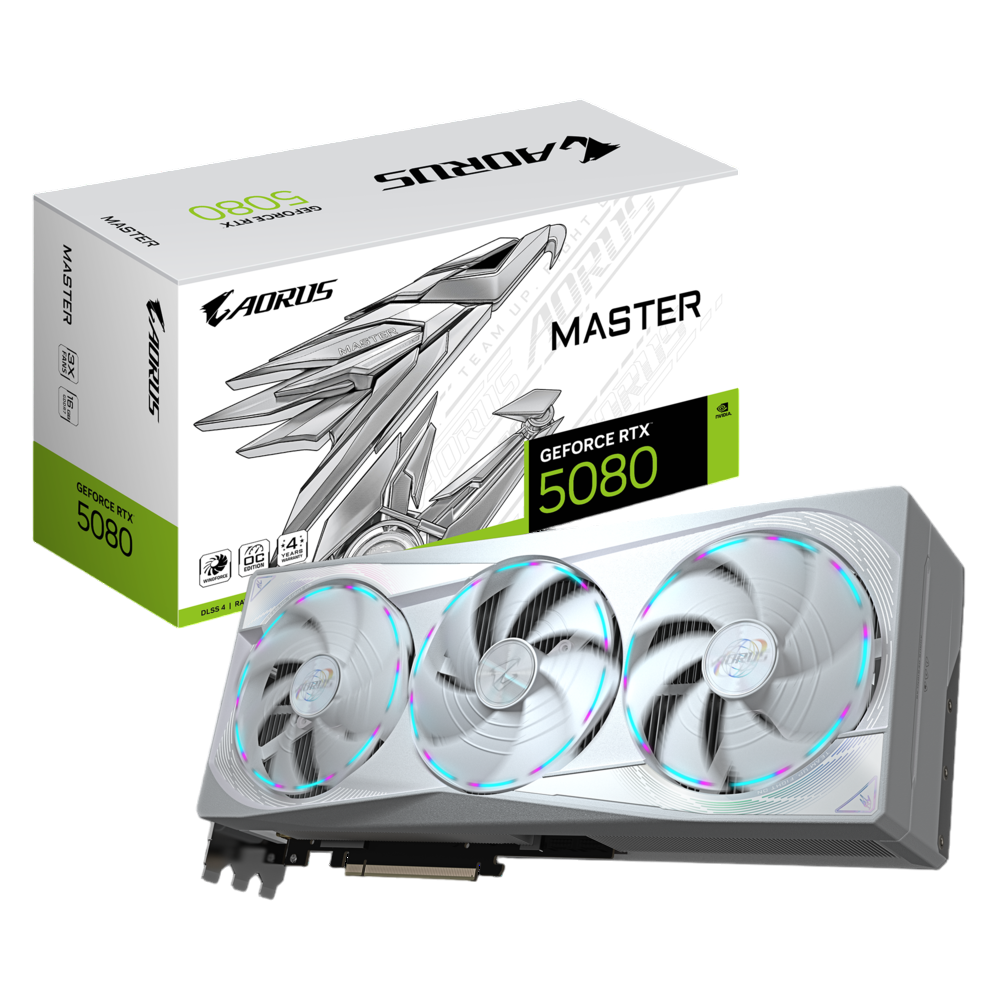 Видеокарта GIGABYTE GV-N5080AORUSM ICE-16GD