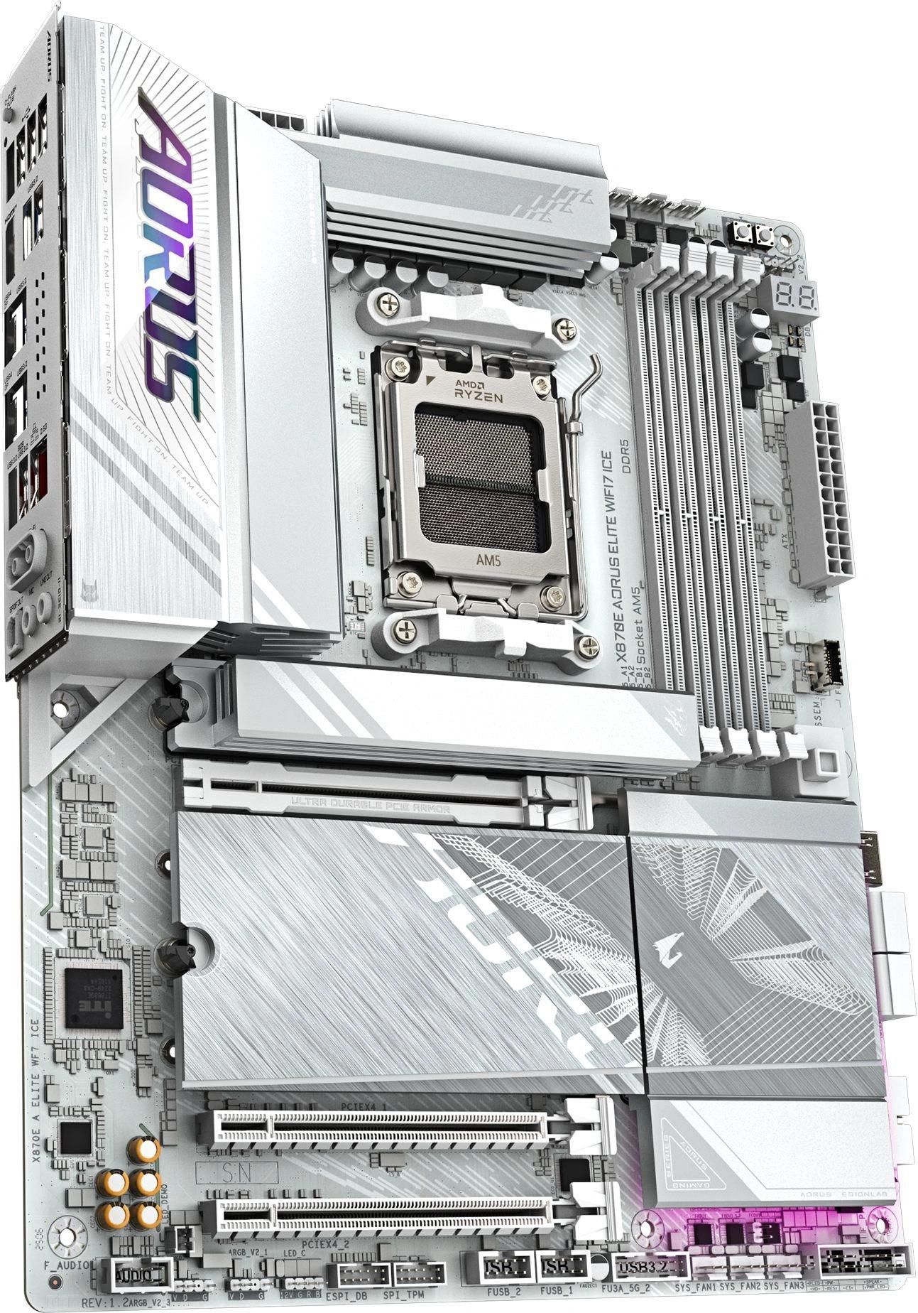 Материнская плата Gigabyte X870E AORUS ELITE WIFI7 ICE