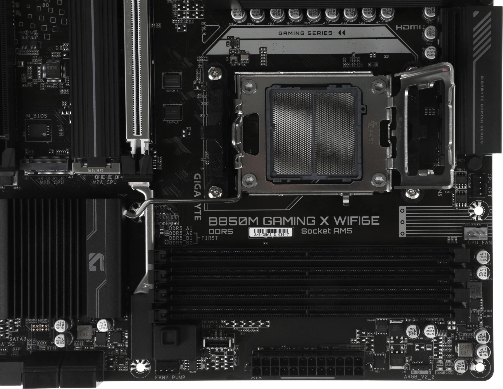 Материнская плата GIGABYTE B850M GAMING X WF6E