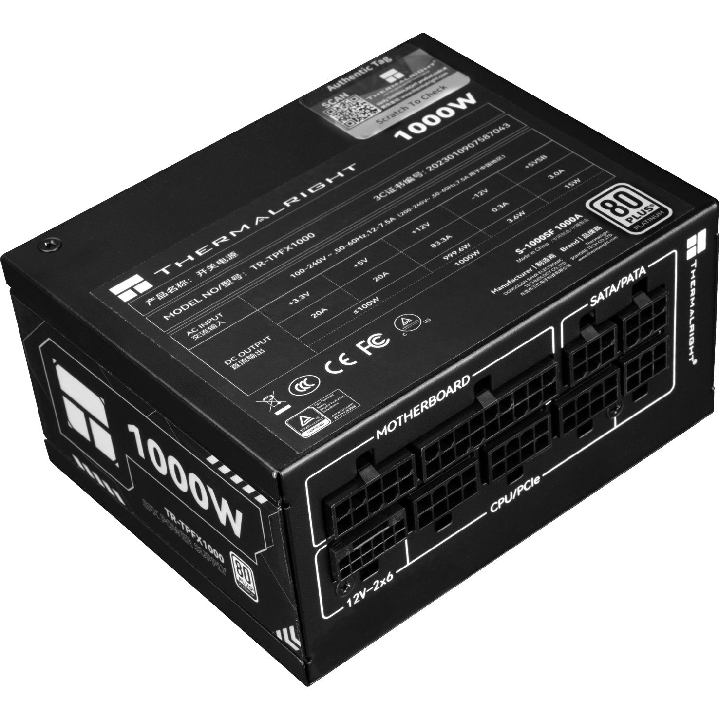 Блок питания 1000W Thermalright TR-TPFX 1000